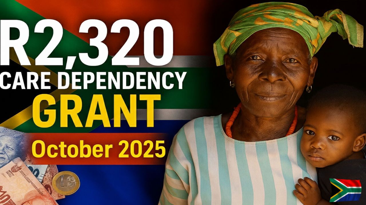 R2,320 Care Dependency Grant (October 2025): New Amount, Confirmed Payout Dates, Eligibility, and How to Check Your Status