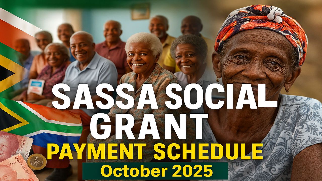 SASSA Social Grant Payment Schedule (October 2025): Exact Pay Dates, New Amounts, Eligibility Basics, and How to Check Your Status