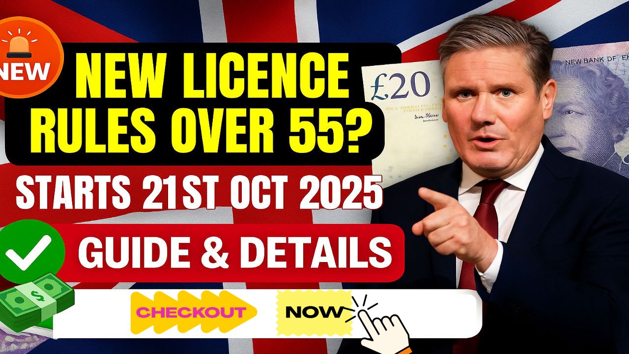 UK Driving Licence Rules for Over-55s: What Changes on 21 October 2025 and How to Stay Compliant