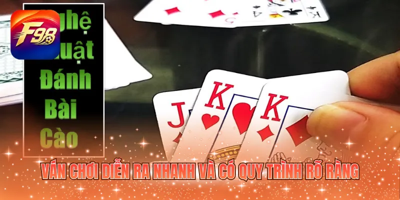 Ván chơi diễn ra nhanh và có quy trình rõ ràng